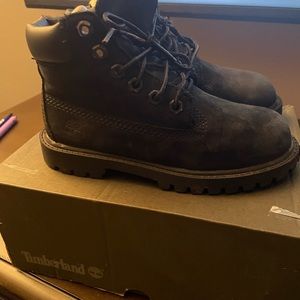 Black Nubuck Timberlands
